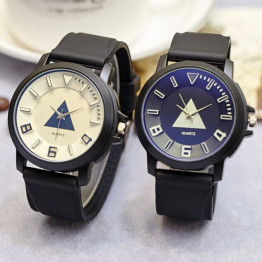 Men's Fashion Retro Big Dial Silicone Watch
