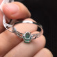 18k Perfect Natural Emerald Engagement Ring  With Certification