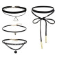 Black Velvet Choker Necklace Tattoo Lace Collar Necklace for Women Jewelry 