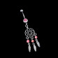 Dream-catcher Crystal Belly button rings  