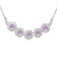  Crystal from Swarovski Elements White Gold Plated Necklace
