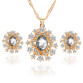 New Arrival Crystal Snowflake Necklace & Earrings Set 