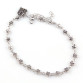Silver Bead Chain Ankle Bracelet