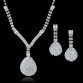 New Austrian Crystal Bridal Jewelry Set 