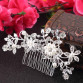  Bridal Pearl & Crystal Flower Hair Pins Flower 
