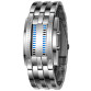 Unique Stainless Steel Digital Quartz  Wrist Watch