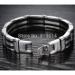 Stainless Steel Bracelet & Bangle 210mm Men&#39;s Jewelry Strand Rope Charm Chain Wristband Men&#39;s Bracelet1926561245