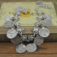 Charming  Silver Plated Coin  Anklet 
